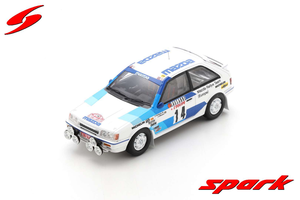 Spark : Mazda 323 │ #14 Mazda Rally Team Europe Rally Monte Carlo 1986 - I. Carlsson - J-O. Bohlin