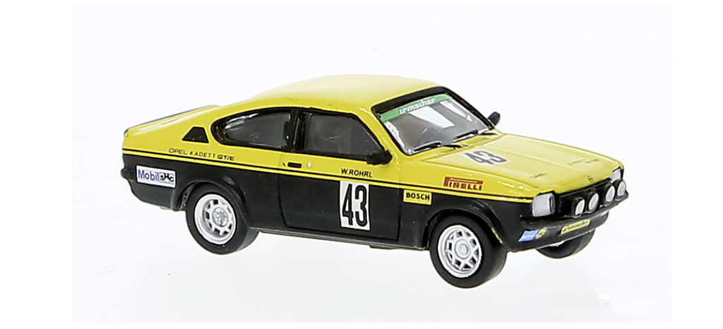 Brekina : Opel Kadett C GT/E │ #43 Allemand Compétition Championnat