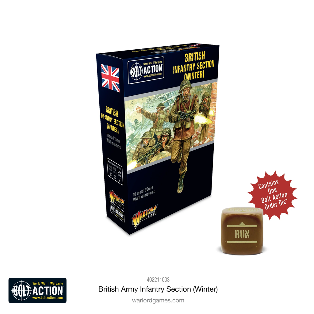 Bolt Action : British Infantry Section (winter) │ Late