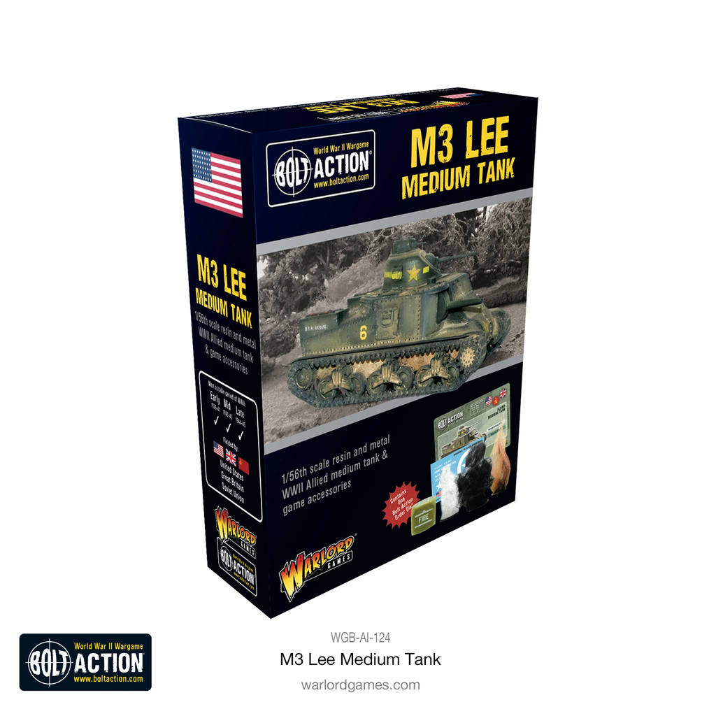 Bolt Action : M3 LEE Medium Tank │ Early - Mid - Late