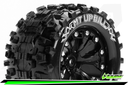 Louise RC : Pneu MT Uphill sur Jante Noir (2.8) - HEX 12mm │ 2WD [Front] 4WD [Front/Rear]