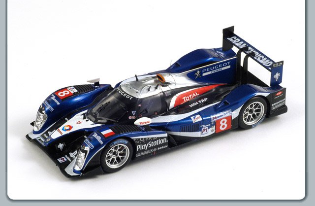 Spark : PEUGEOT 908 HDI FAP │ #8 Peugeot Sport Total 3rd Le mans Sarrazin-Montagny-Minassian