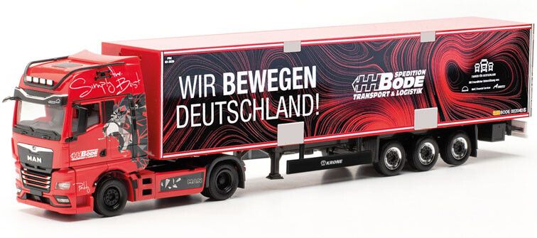 Herpa : MAN TGX GX Semi FRigo HH Bode / Wir bewegen