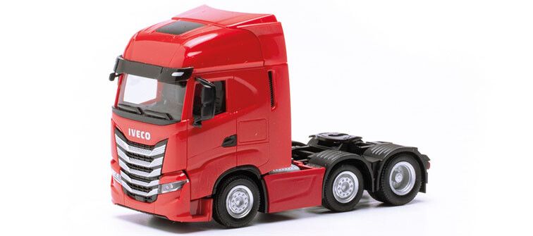 Herpa : Iveco S way 6X2 Rouge