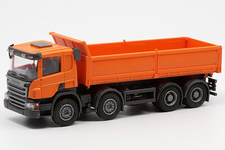 Herpa : Scania P 8X4 Benne Orange