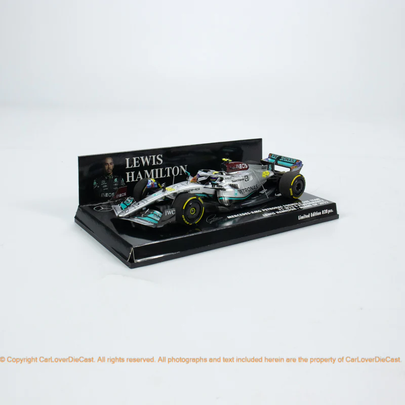 Minichamps : Mercedes AMG F1 W13 E Performance 44 Lewis Hamilton F1 │ Miami 2022