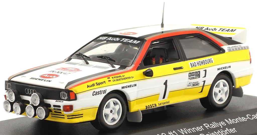 CMR : Audi Sport quattro A2 n°1 Winner Monte carlo Rohrl-Geistdorfer