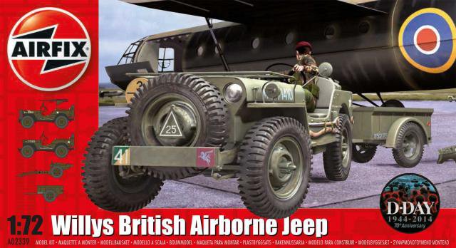 Airfix : Willys MB Jeep - British Airborne