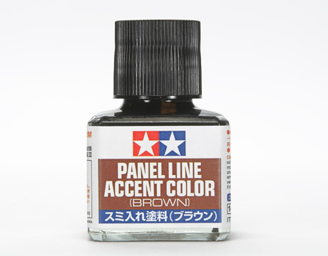 Tamiya : Panel Line Brown / Jus enamel Brun