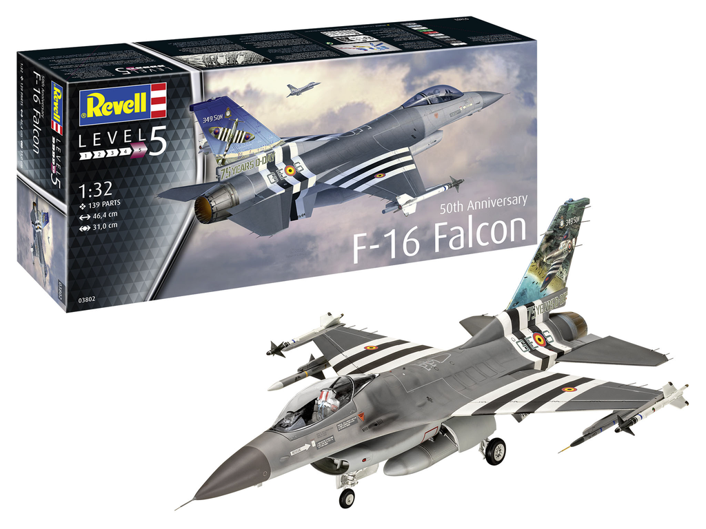 Revell : F-16 Falcon │ 50e anniversaire