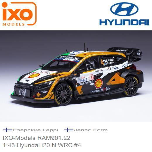 Ixo Models : Hyundai i20 N Rally1 │ #4 Croatia Rally 2023