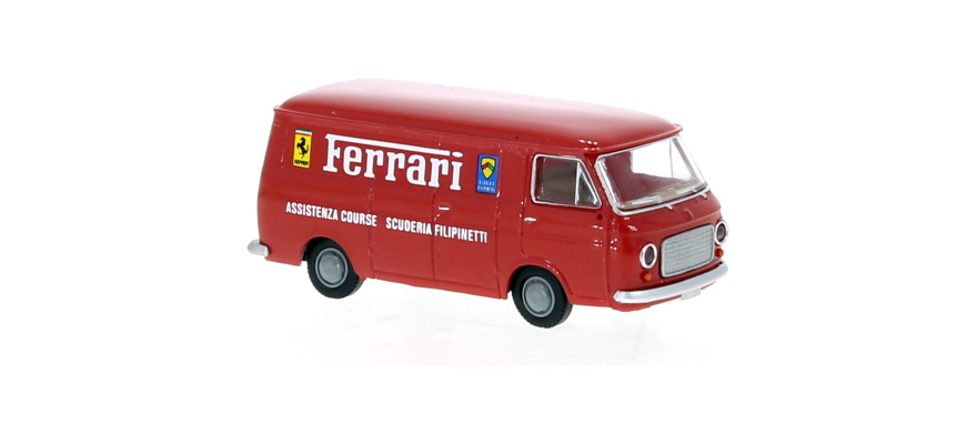 Brekina : Fiat 238 Van Ferrari │ Rouge