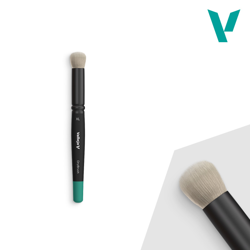 Vallejo : Pinceau pour Dry Brush Naturel Extra Large │ Dry Brush