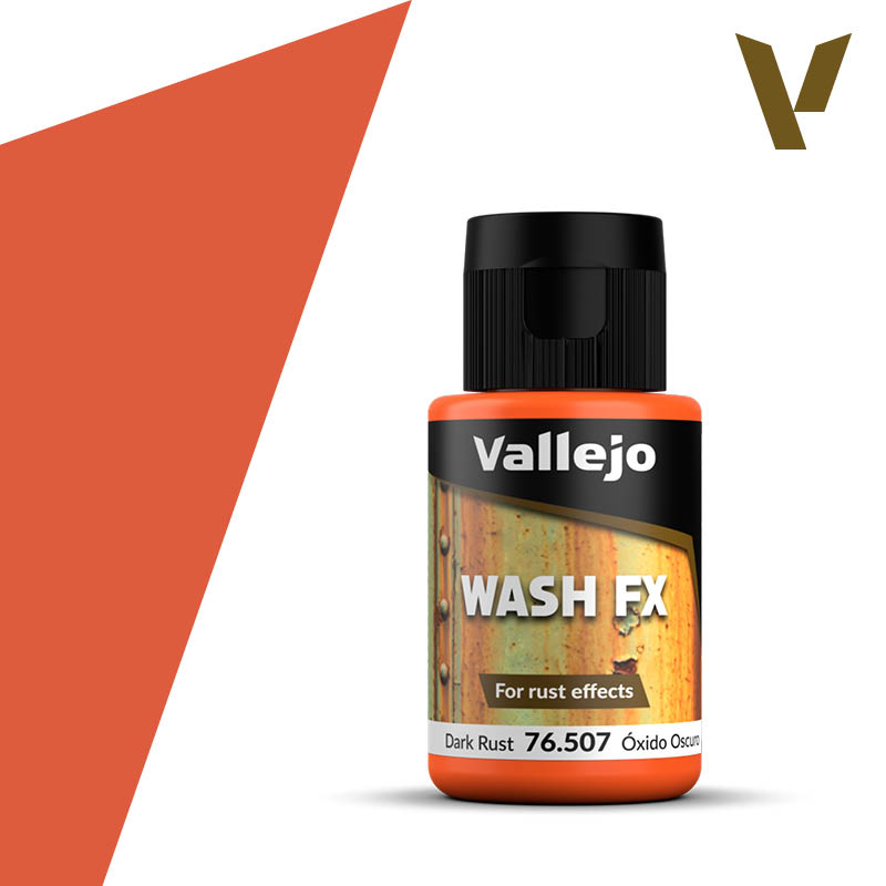 Vallejo : Dark Rust - Oxido Oscuro │ Wash FX