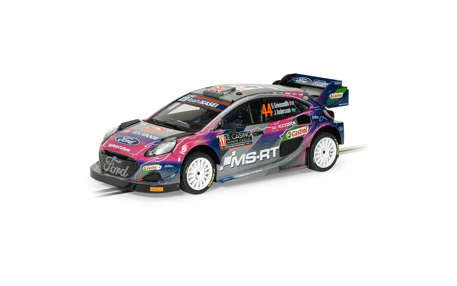 Scalextric : Ford Puma Rally1 n°44 2022 Monte Carlo Grennsmith