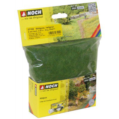 Noch : Herbes Sauvages Vert Clair 6MM