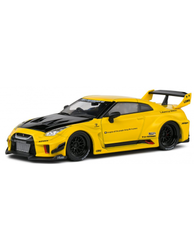 Solido : Nissan GTR 35 LBWK Silhouette │ Jaune - 2019