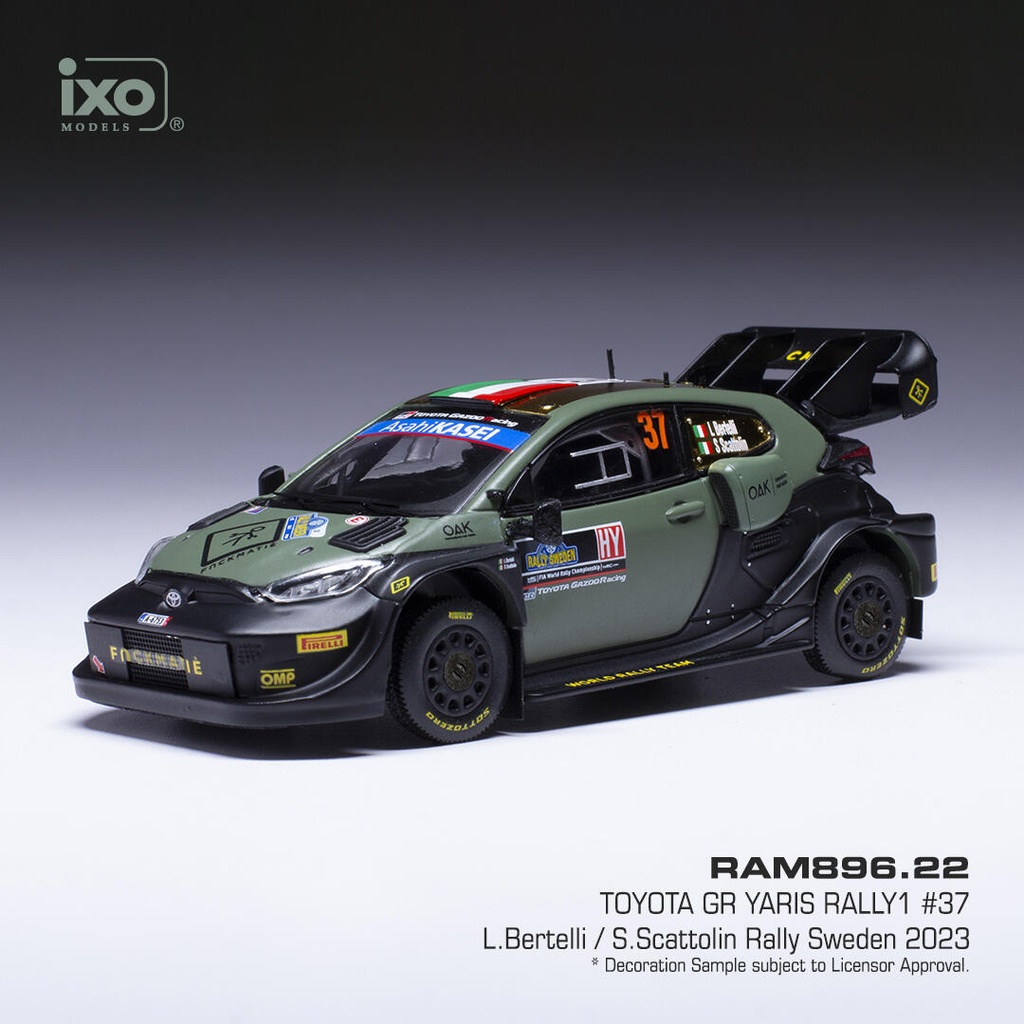 Ixomodels : Toyota GR Yaris Rally1 Hybrid n°37 Suède 2023