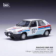 Ixomodels : Skoda Favorit 136L n°50 Bohemia Rallye 1989