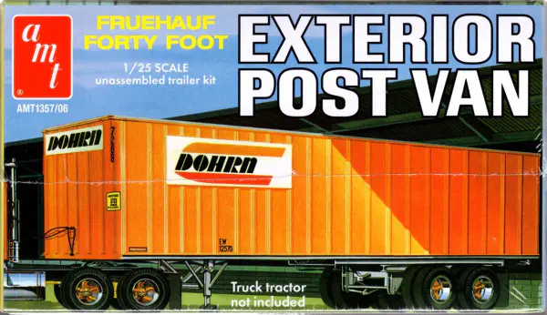 AMT : fruehauf Forty Foot Exterior post Van