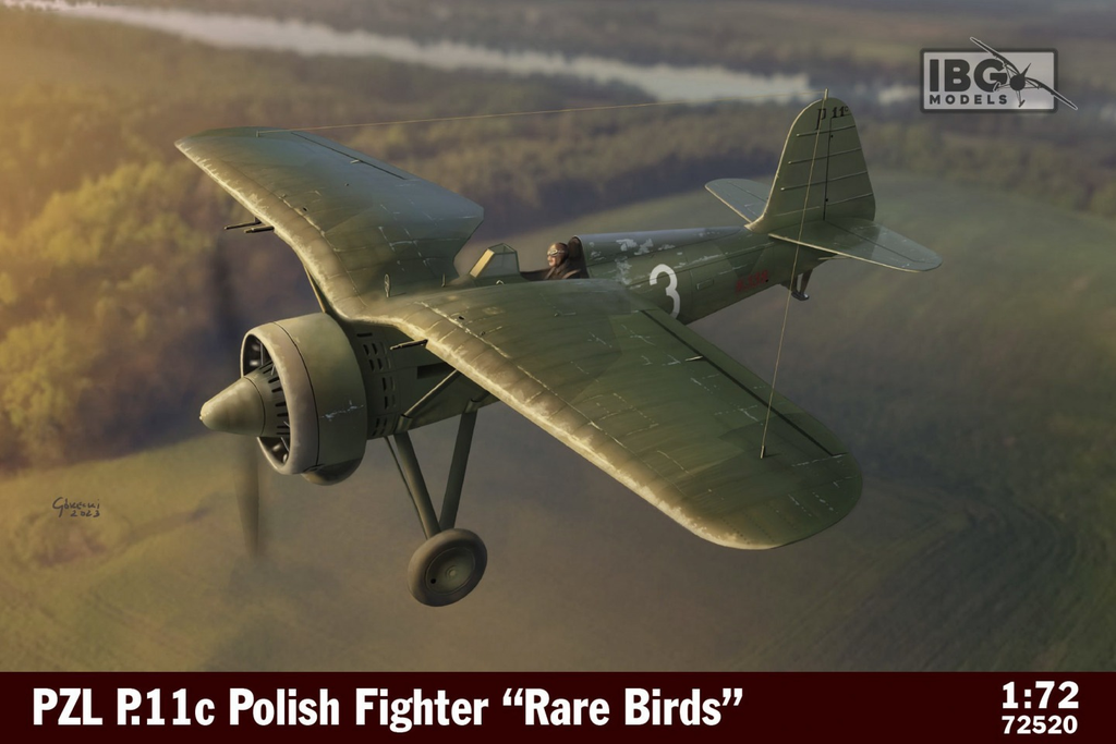 IBG : PZL P.11c Polish Fighter Rare Birds