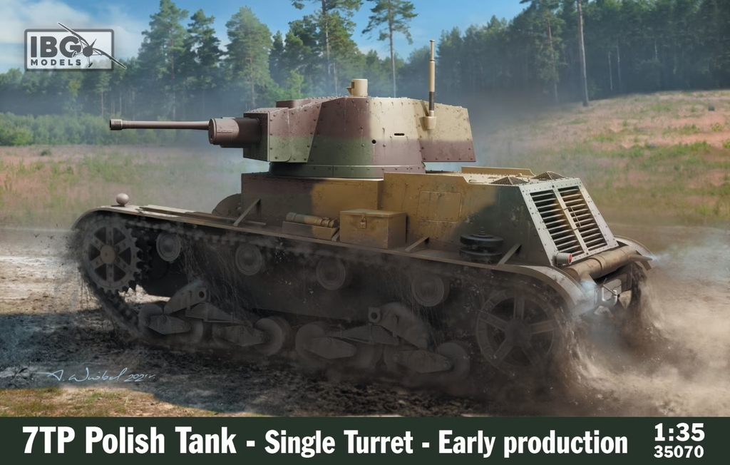 IBG : 7TP Polish Tank - Single Turret Early Production