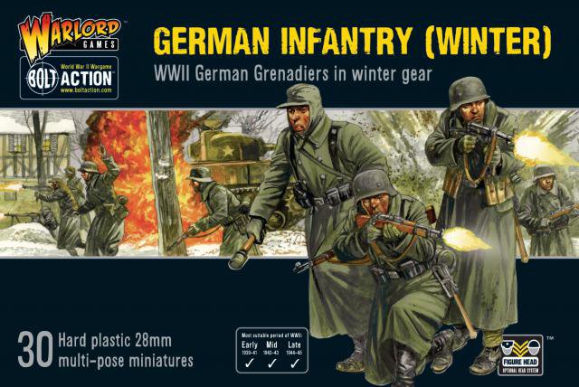 Bolt Action : German Infantry (Winter) │ Early - Mid - Late