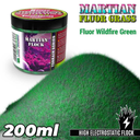 Green Stuff : Flocage Fluor Wildfire Green (200ml) │ 4-6mm Martian Flock - Terrain Series