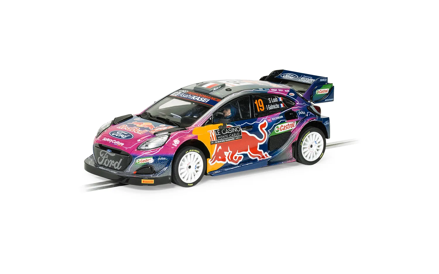 Scalextric : Ford Puma RAlly1 n°19 Monte Carlo 2022 Loeb - Galmiche