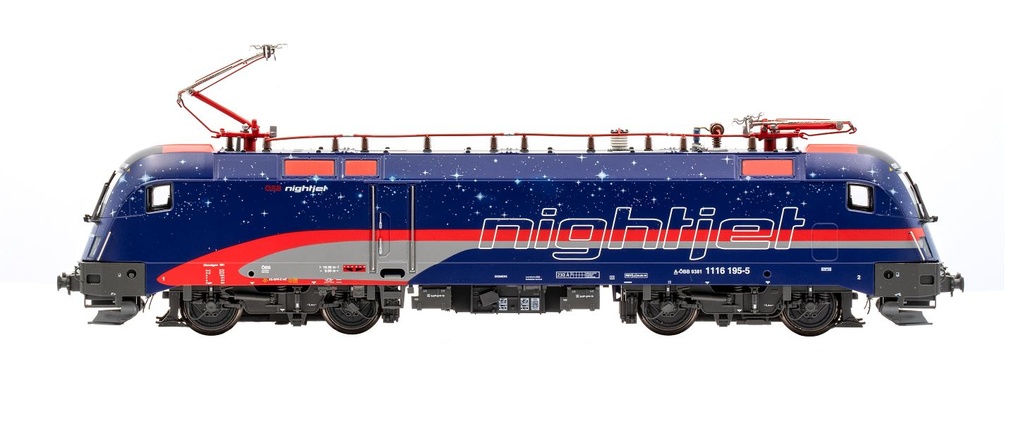 Jaegerndorfer : Locomotive électrique 1116.195 Nighjet AC Sound