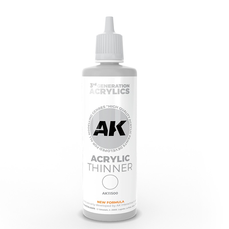 Ak : Acrylic Thinner (100ml) │ 3rd Generation Acrylics