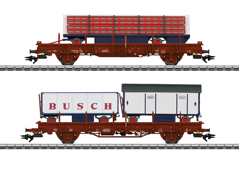 Marklin : Coffret de wagons marchandises Cirque Busch