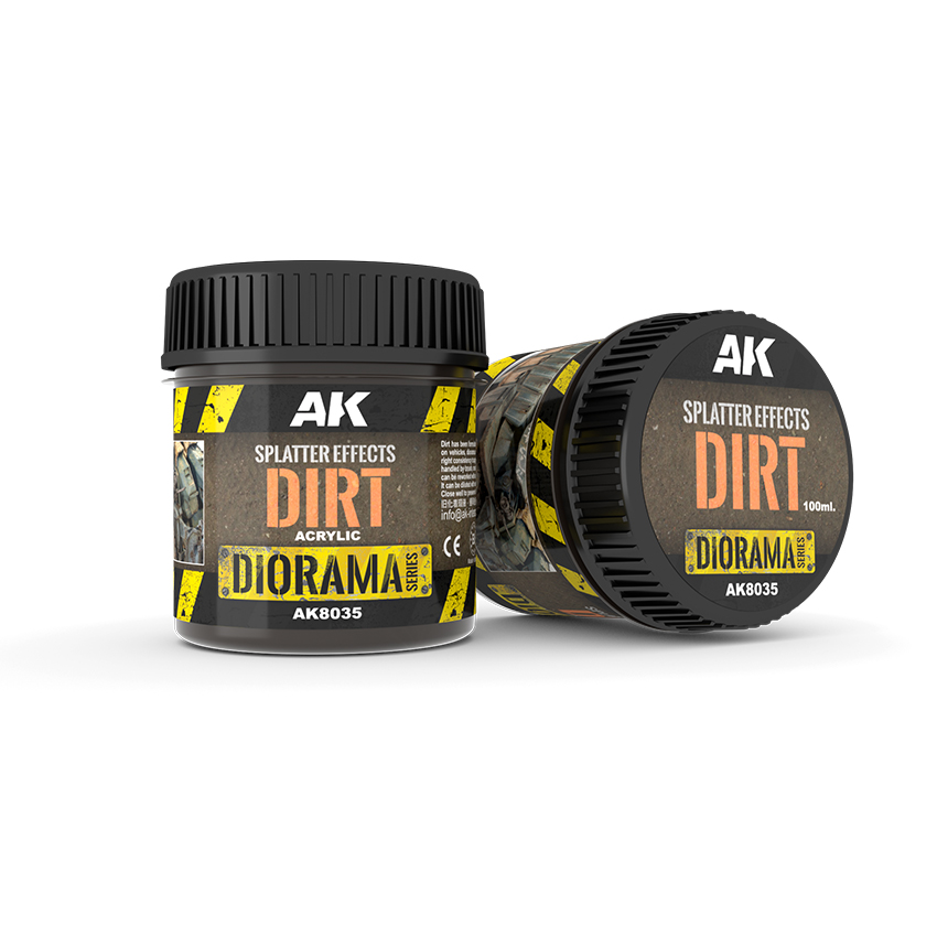 AK : Splatter effects Dirt (100ml) │ Diorama Series