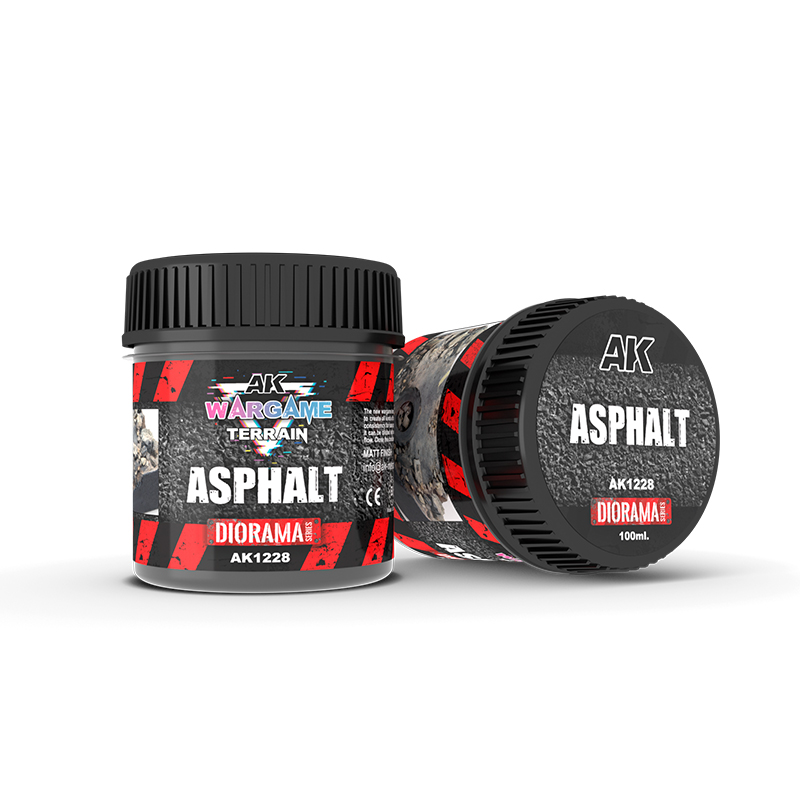 AK : Asphalt (100ml) : Wargames terrain - Diorama Series