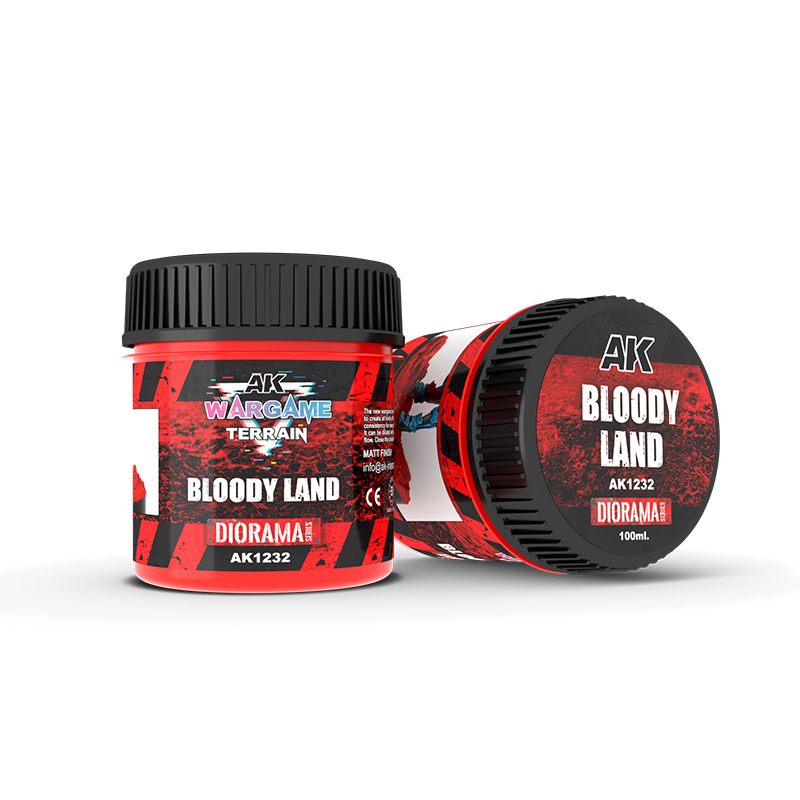 AK : Bloody land (100ml) │ Wargame Terrain - Diorama Series