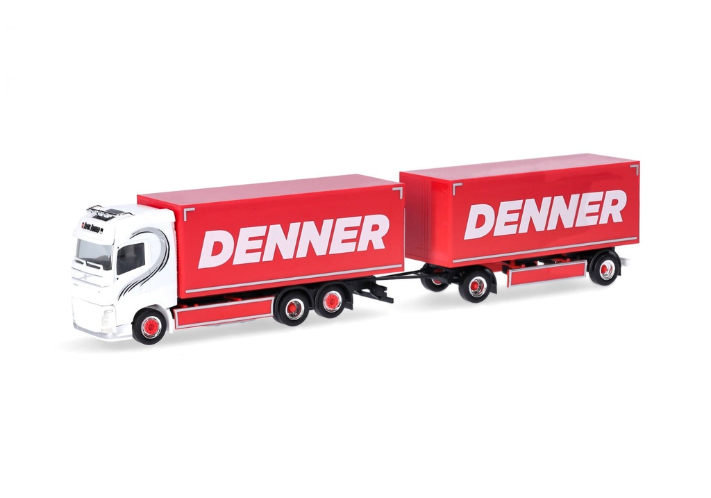 Herpa : Volvo FH GL 2013 Koffer-Hängerzug Sascha Berthold/Denner (Schweiz/Schmitten)