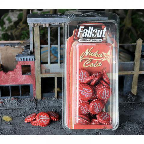 Fallout Wasteland Warfare : Set de Capsules Nuka-Cola (50pcs)