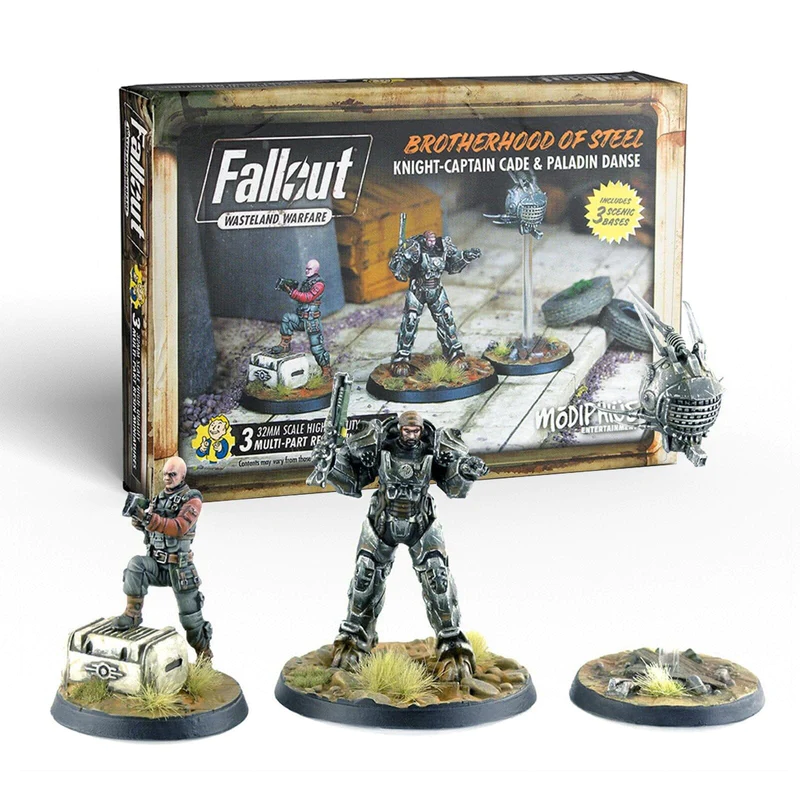 Brotherhood of Steel : Knight-Captain Cade & Paladin Danse │ Fallout Wasteland Warfare