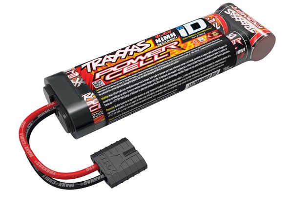 Traxxas : Accu NiMH 3000mah  8.4v 7cell flat (Traxxas ID-Plug)