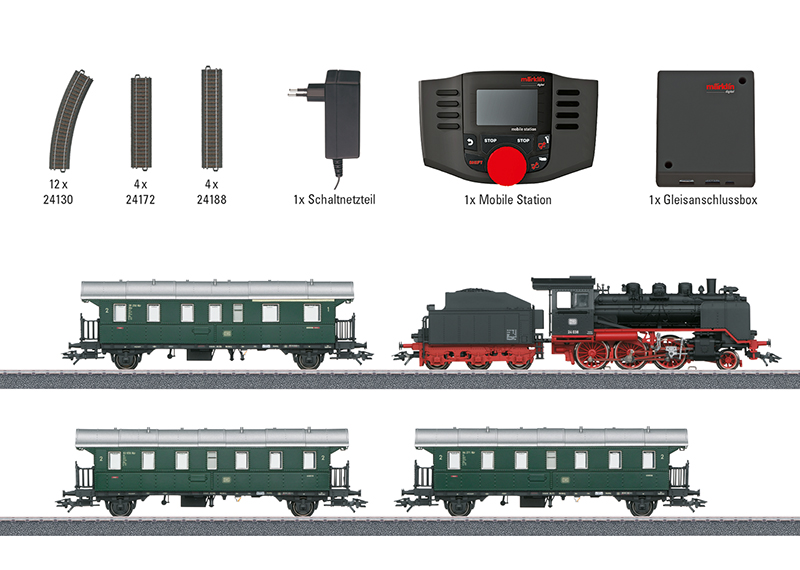 Marklin : Coffret de départ Vapeur BR24 Digtial Sound