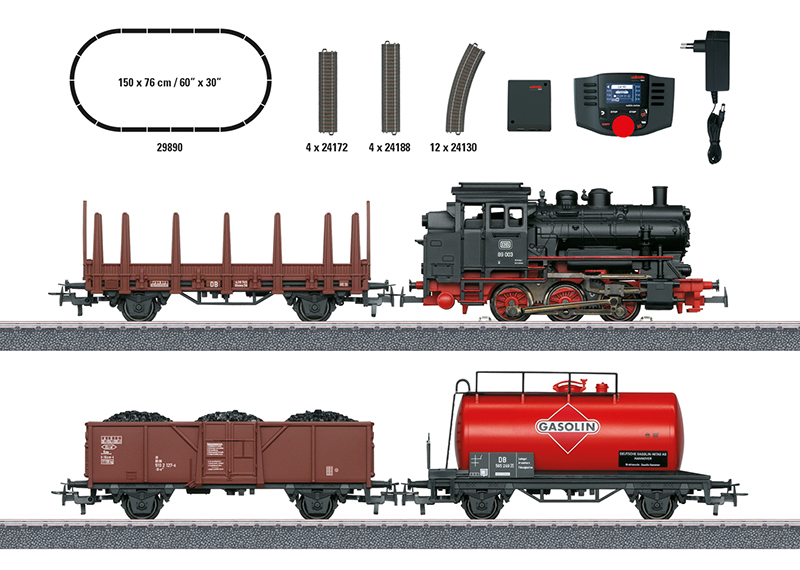 Marklin : Boite de Départ Digital BR89.0 avec 3 wagons