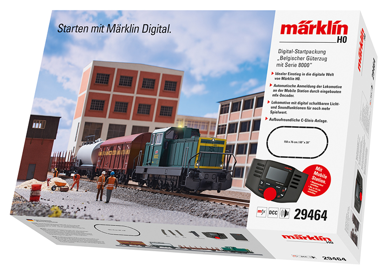 Marklin : Boite de démarrage SNCB Train marchandises belge avec série 8000 │ Alternatif - Digital Sons