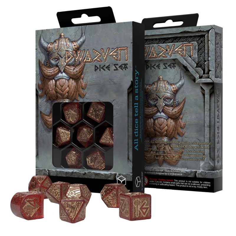 Dwarven Dice Set : Jewels │ Q-Workshop