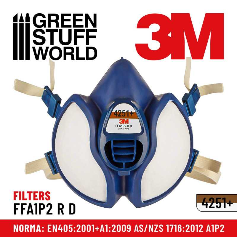 Green Stuff : Mascara Media Cara 3M / Half Face Mask Respirator 4251