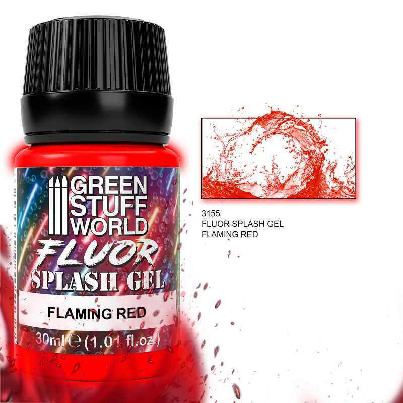 Green Stuff : Splash Gel - Rouge flamboyant (30ml)