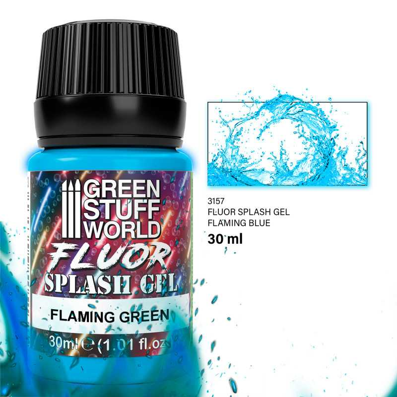 Green Stuff : Splash Gel - Bleu flamboyant (30ml)