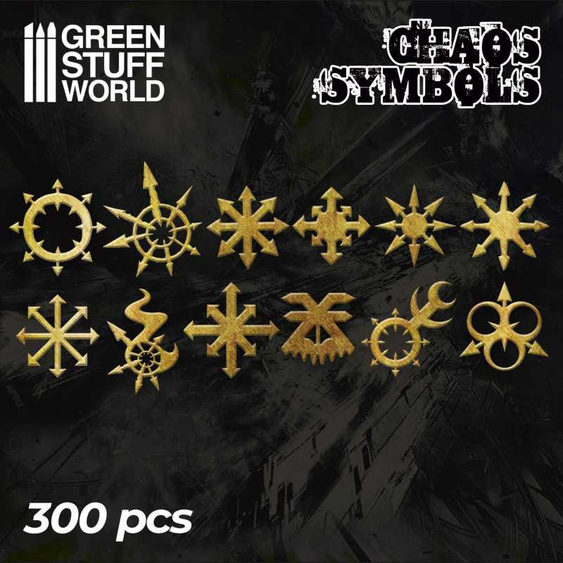 Green Stuff : Runes et Symboles Chaos (300 pcs)