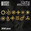 Green Stuff : Runes et Symboles Chaos (300 pcs)