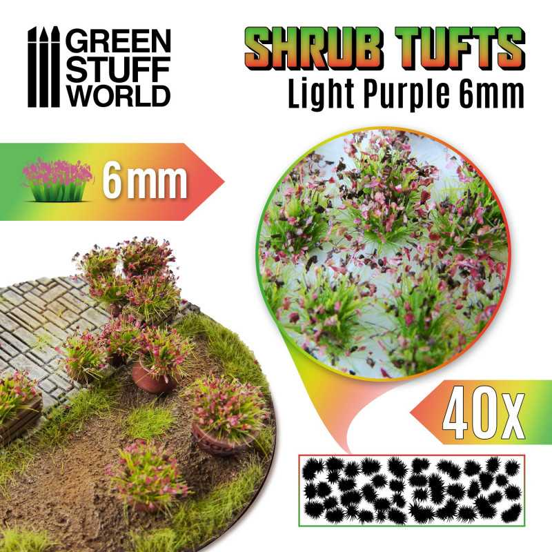 Green Stuff : Shrub Tufts 6mm - Purple