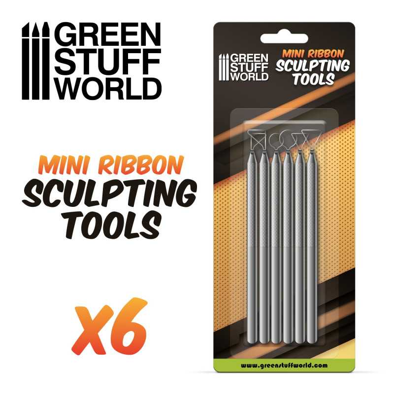 Green Stuff : Outils De Sculpture MINI en Aluminium (6pcs)